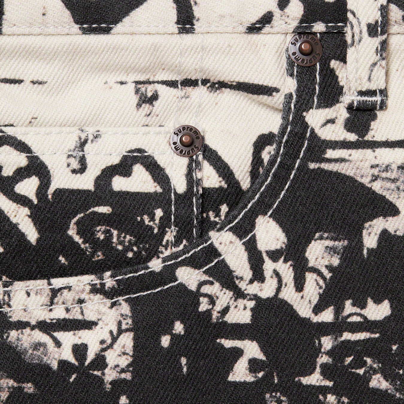 Christopher Wool/SupremeRegular Jean view 2